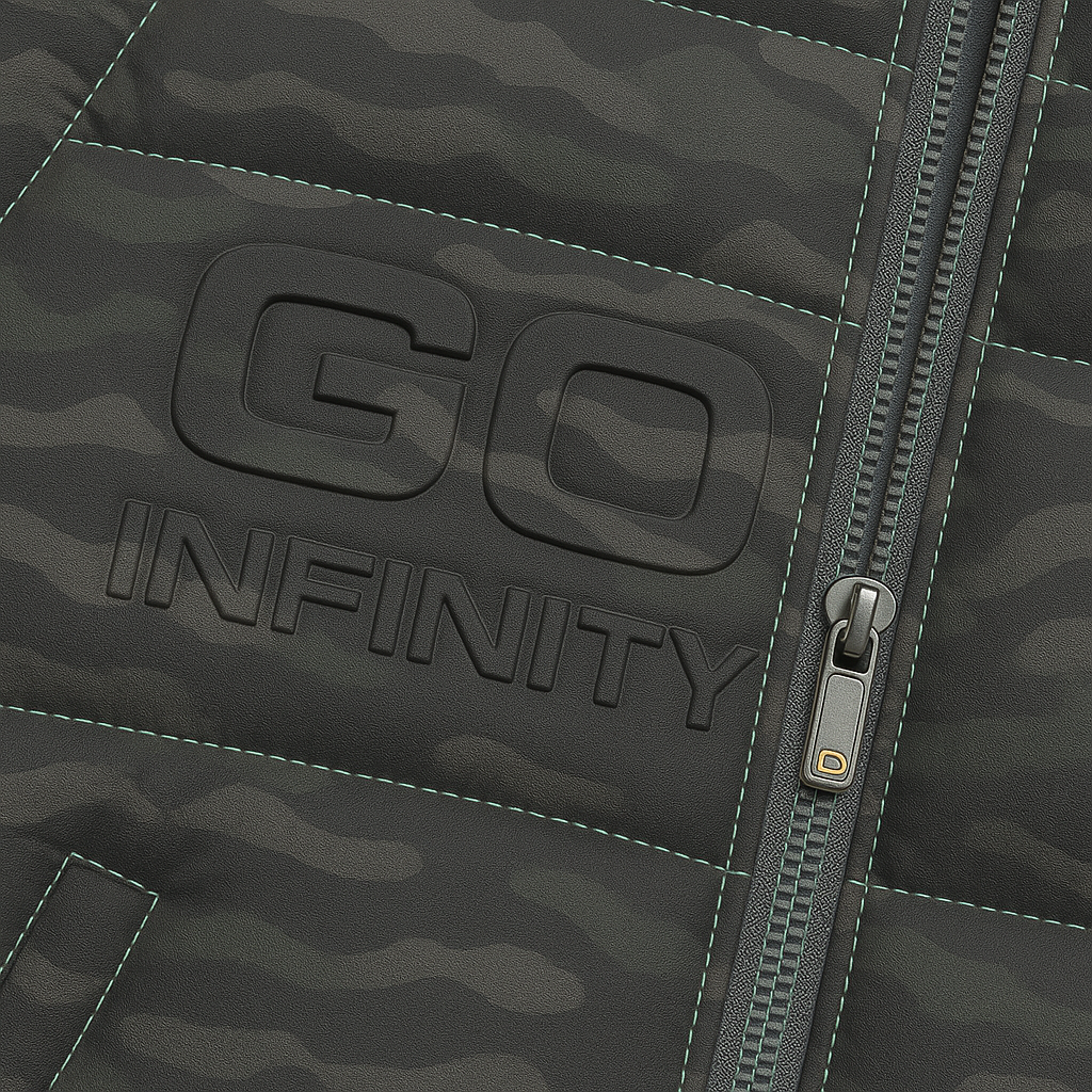 GO MAINCOON™ — CAMO MOTIONSTITCH PUFFER(No. 020/100).