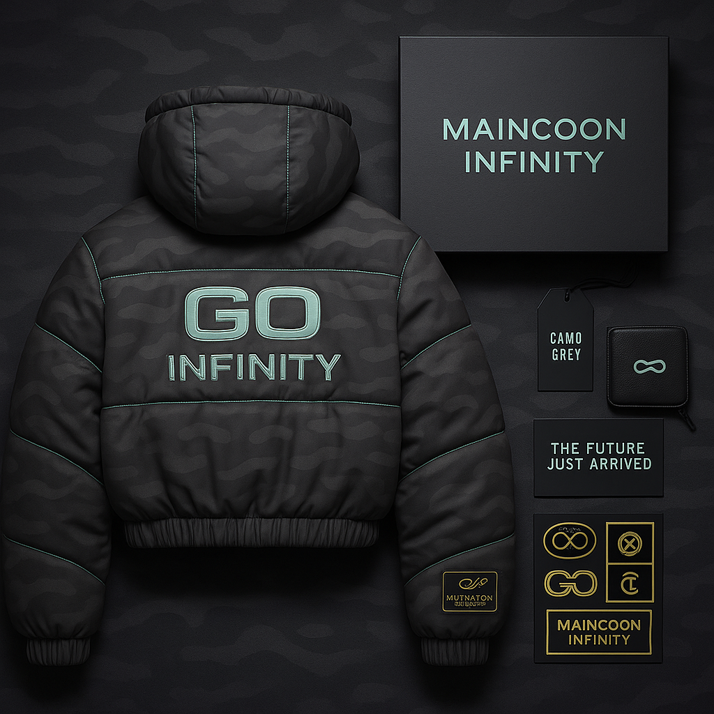 GO MAINCOON™ — CAMO MOTIONSTITCH PUFFER(No. 020/100).
