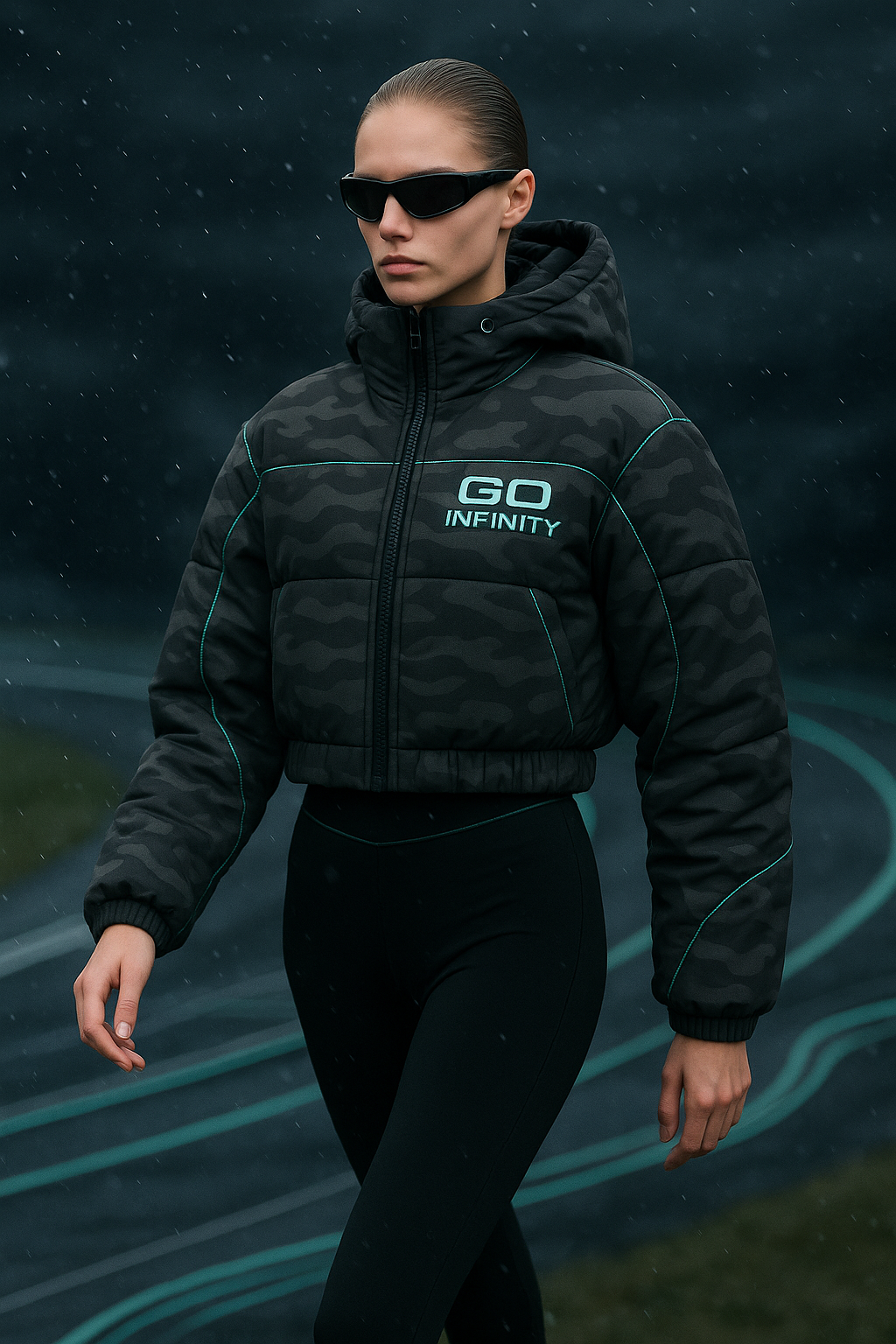 GO MAINCOON™ — CAMO MOTIONSTITCH PUFFER(No. 020/100).