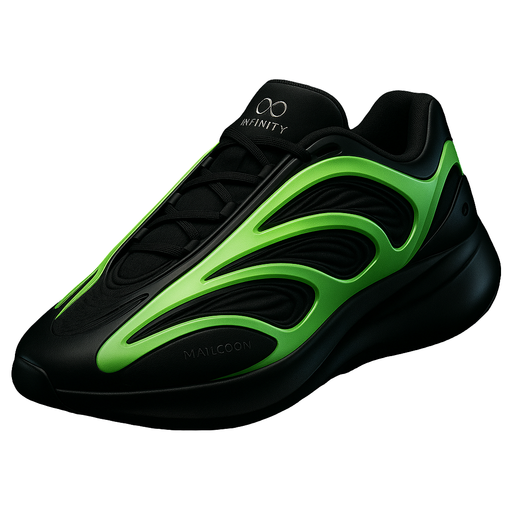 INFINITY™ ARMOR SNEAKER – GREEN ENERGY DROP(No. 027/100).