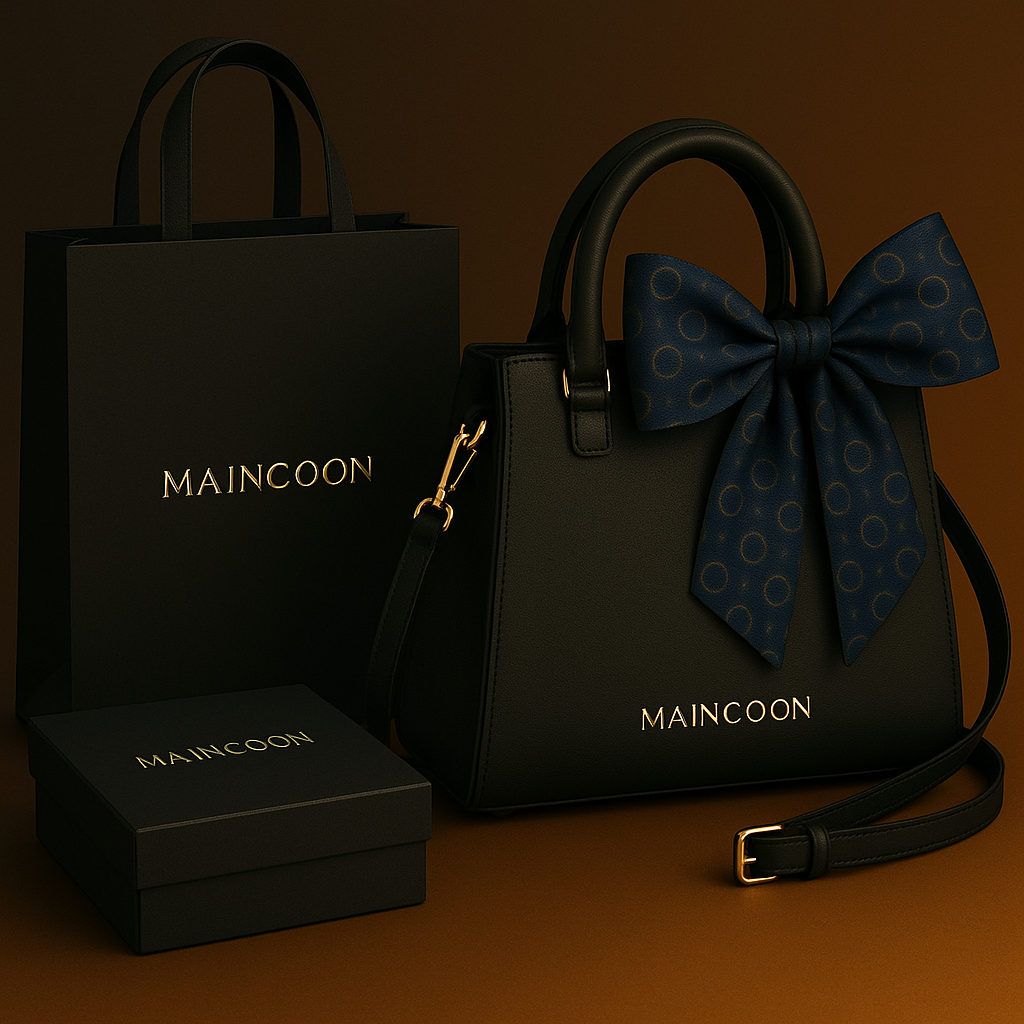 Maincoon Infinity™ Heritage Bow-Top Bag — Royal Eclipse Edition