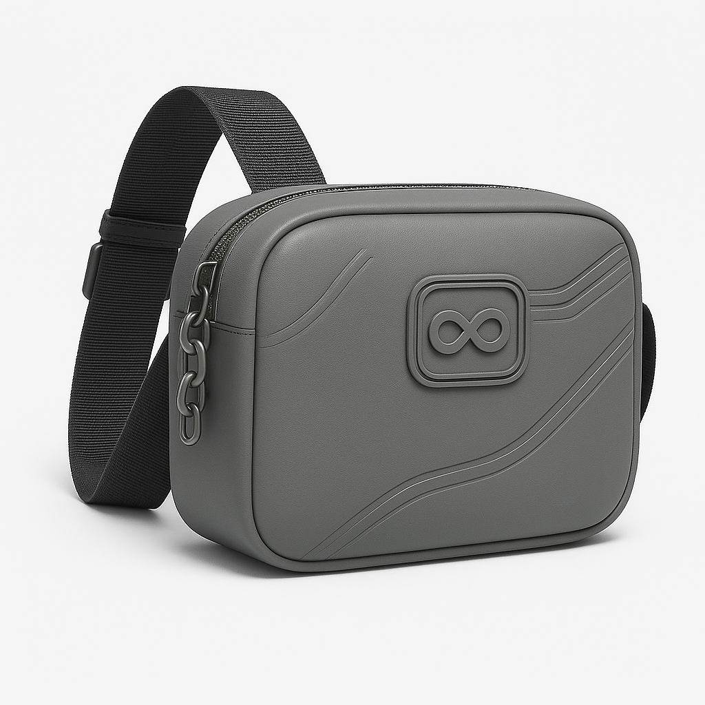 Maincoon Infinity Crossbody Bag – Slate Armor Edition(No. 041/100).