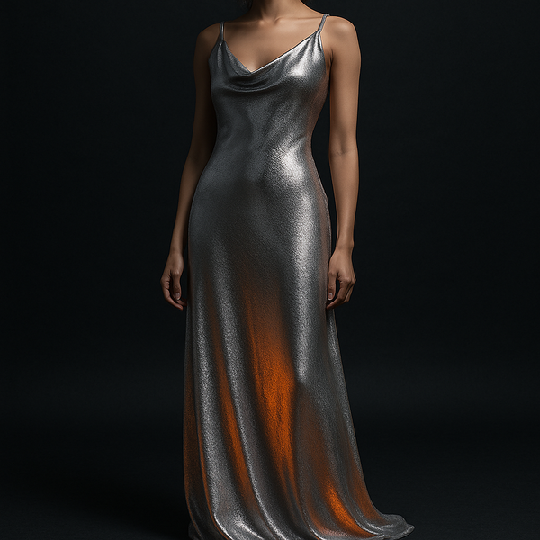 SILVER ECLIPSE SLIP DRESS™