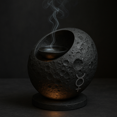 MERCURY EMBER BOWL™ — Cosmic Incense Vessel