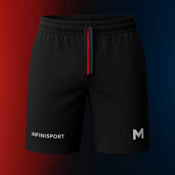 INFINISPORT™
VELOCITY CORE SHORTS™
🏁 Signature Stripe Edition