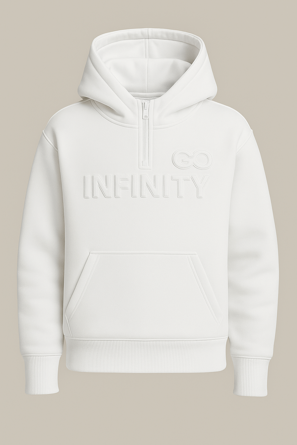 GO INFINITY™ Whiteout Hoodie – Motionwear Core Edition (No. 001/100)