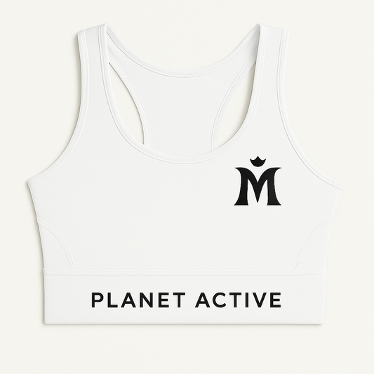 PLANETACTIVE™
ROYAL CORE BRA™ — White Crown Edition
