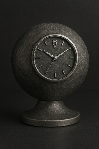 THE MERCURIAN ORBITAL CLOCK™ — TIME THAT NEVER STOPS