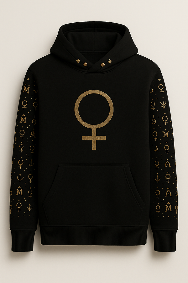 MAINCOON INFINITY™
VENUS PRIME GLYPH HOODIE — “THE MOTHERCODE” EDITION