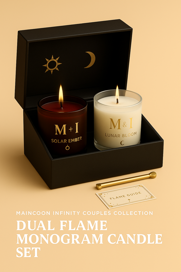DUAL FLAME™ MONOGRAM CANDLE SET