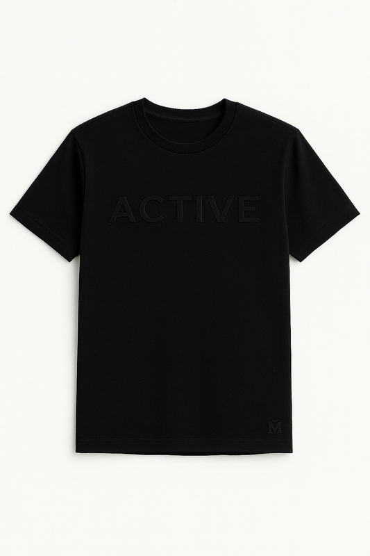 PLANETACTIVE™
STEALTHCORE TEE™ — Shadow Black Edition