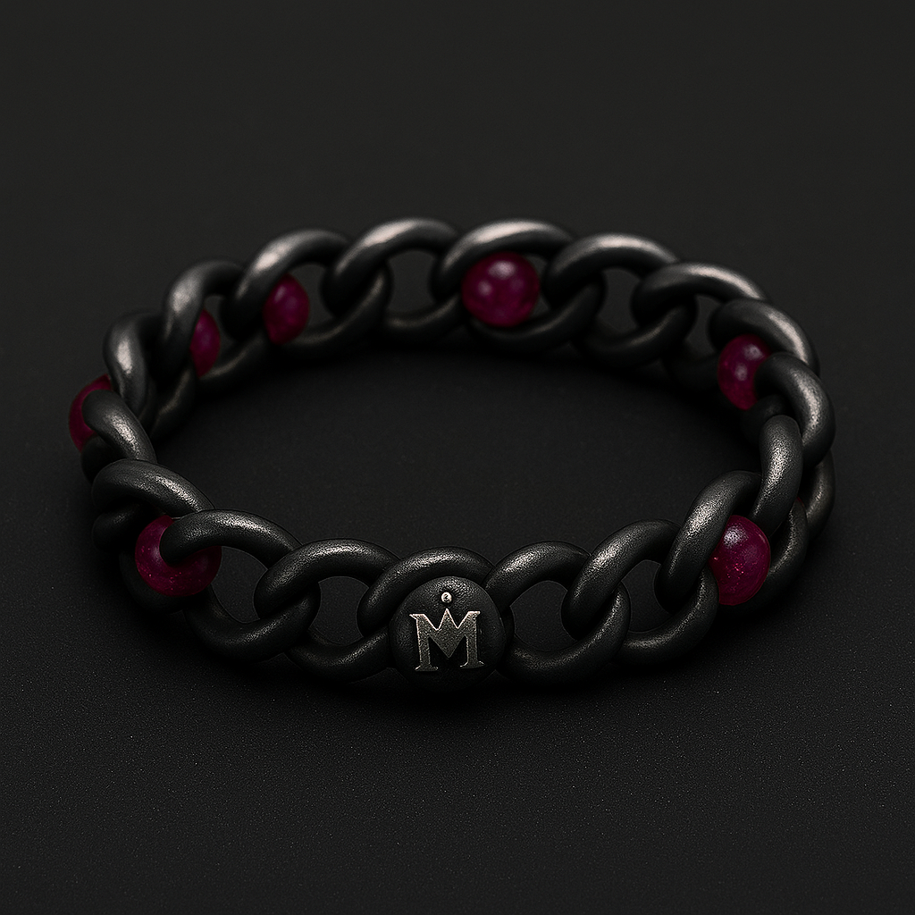MAINCOON INFINITY™
FORGED GALAXY RUBY LINK BRACELET™