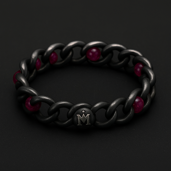 MAINCOON INFINITY™
FORGED GALAXY RUBY LINK BRACELET™