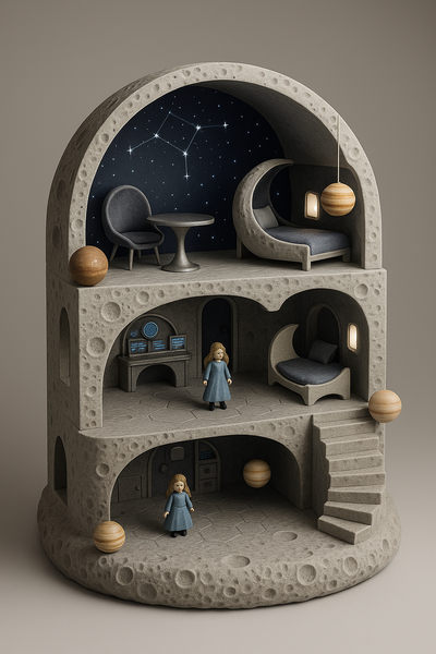 THE CELESTIAL DWELLING™ — Miniature Moon Mansion