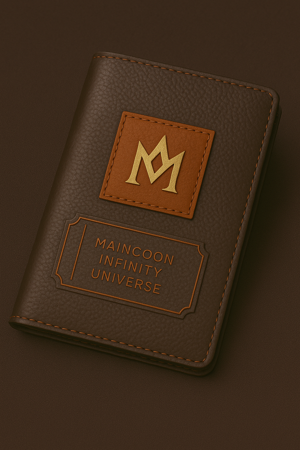 MAINCOON INFINITY™
UNIVERSE PASSPORT COVER™ (SOLAR BROWN)
