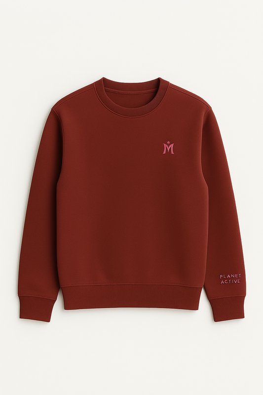 PLANETACTIVE™
LUNA CORE KIDS SWEATSHIRT – STARFIRE RED EDITION