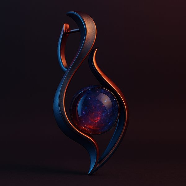 GALAXY HEART ORB™ EARRING