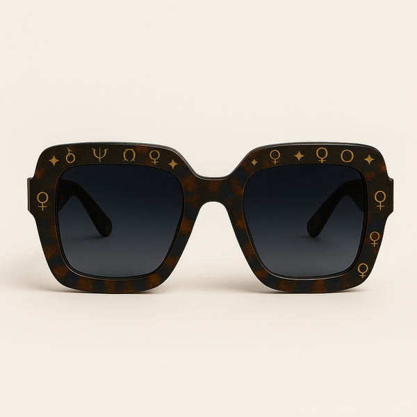 MAINCOON INFINITY™
ORBITAL GLYPH SUNGLASS™ (TORTOISE / GALAXY GOLD)
