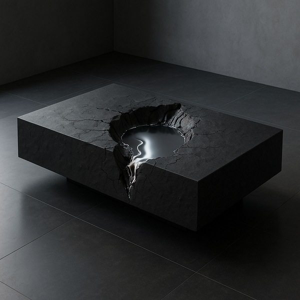 THE MERCURY IMPACT ALTAR™ — LIQUID CORE TABLE